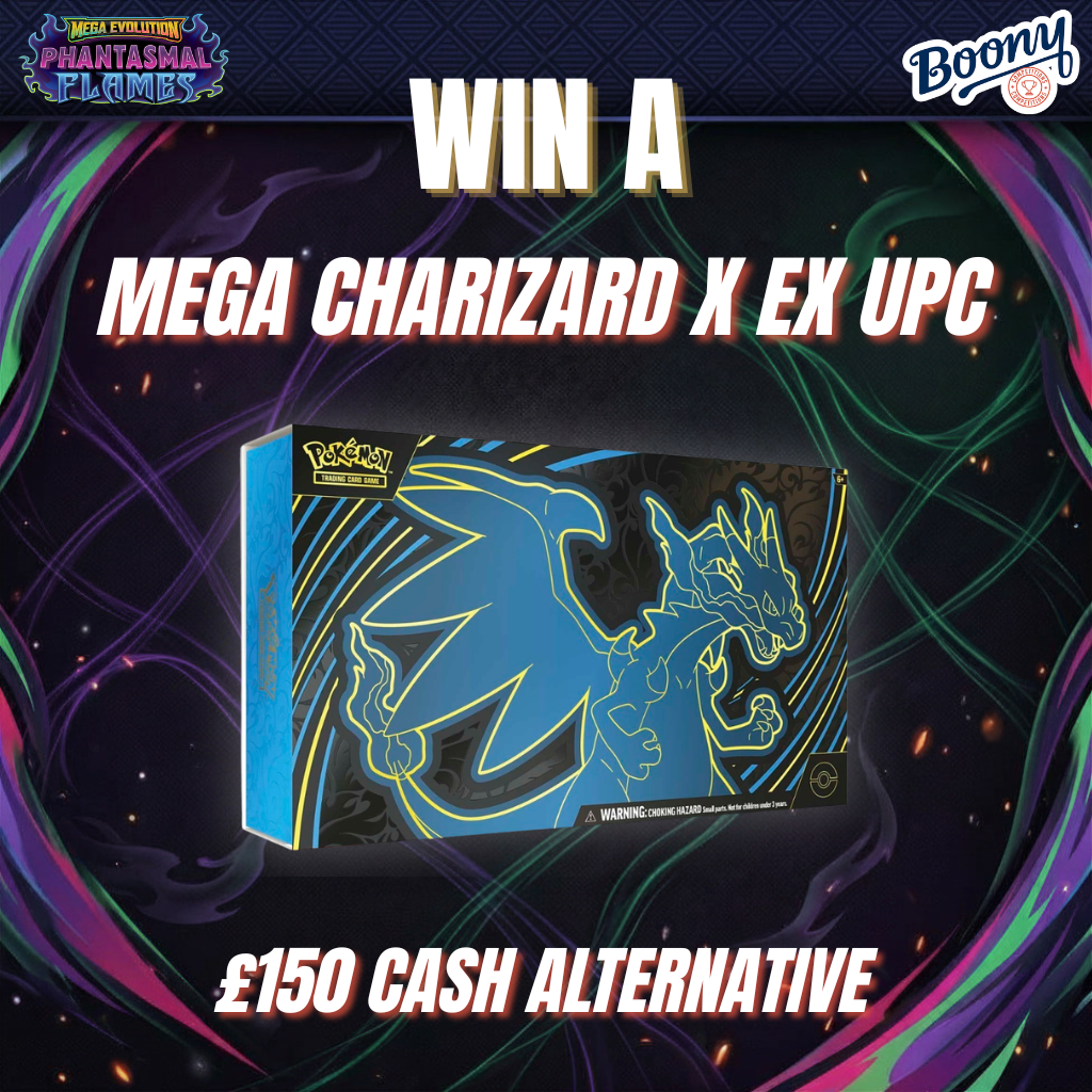 Win a Mega Charizard X EX UPC